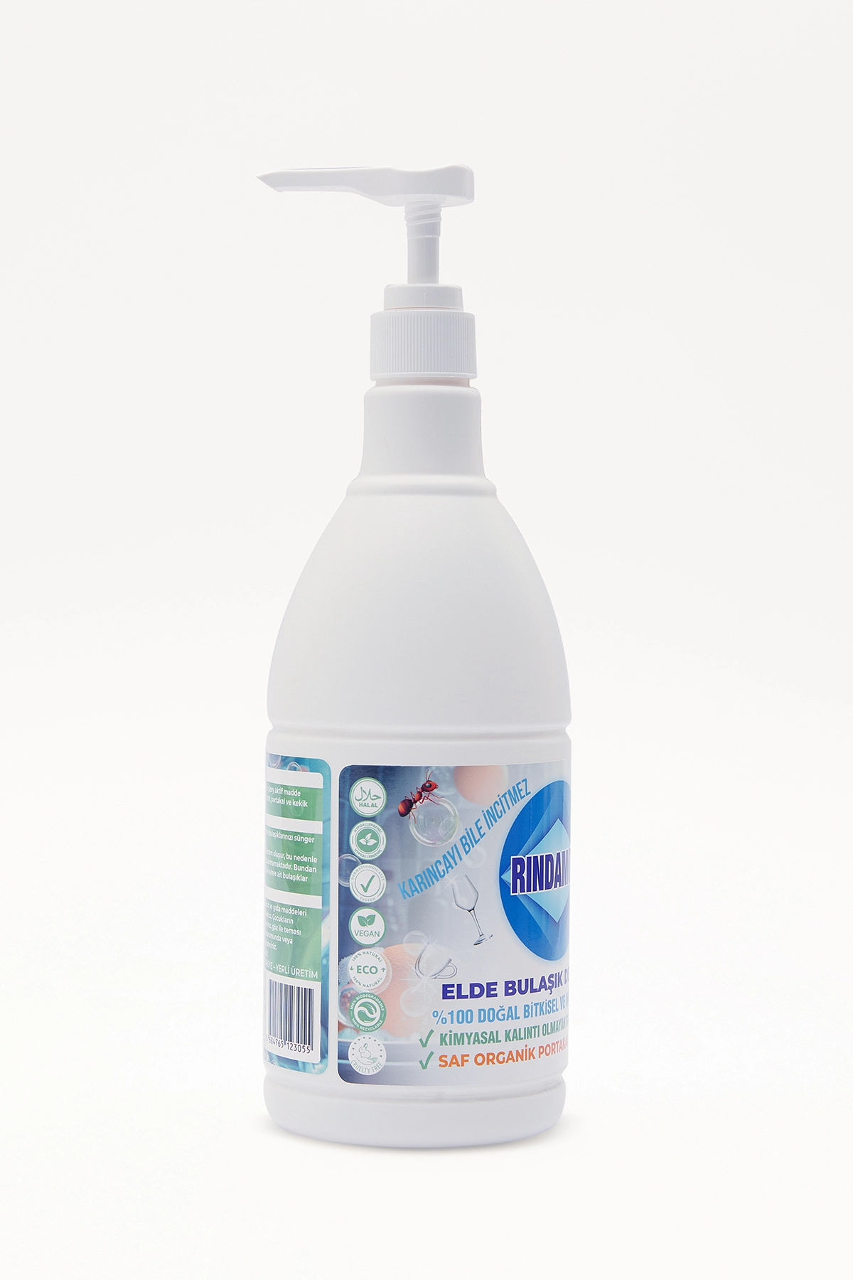 %100 DOĞAL BİTKİSEL ELDE BULAŞIK DETERJANI 4 X 1000 ML