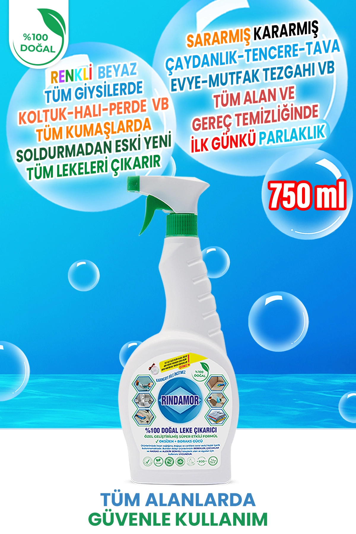 %100 DOĞAL BİTKİSEL TÜM RENKLER ÇAMAŞIR DETERJANI ORGANİK LAVANTA YAĞLI VE LEKE ÇIKARICI SETİ