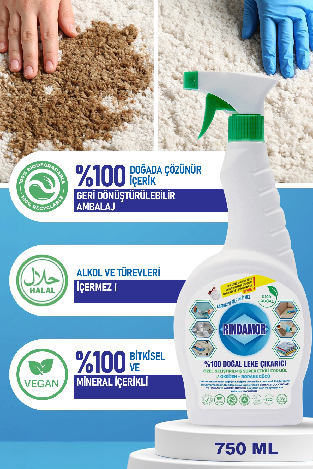 %100 DOĞAL BİTKİSEL LEKE ÇIKARICI 2 X 750 ML-GERÇEKTEN LEKE ÇIKARIR!