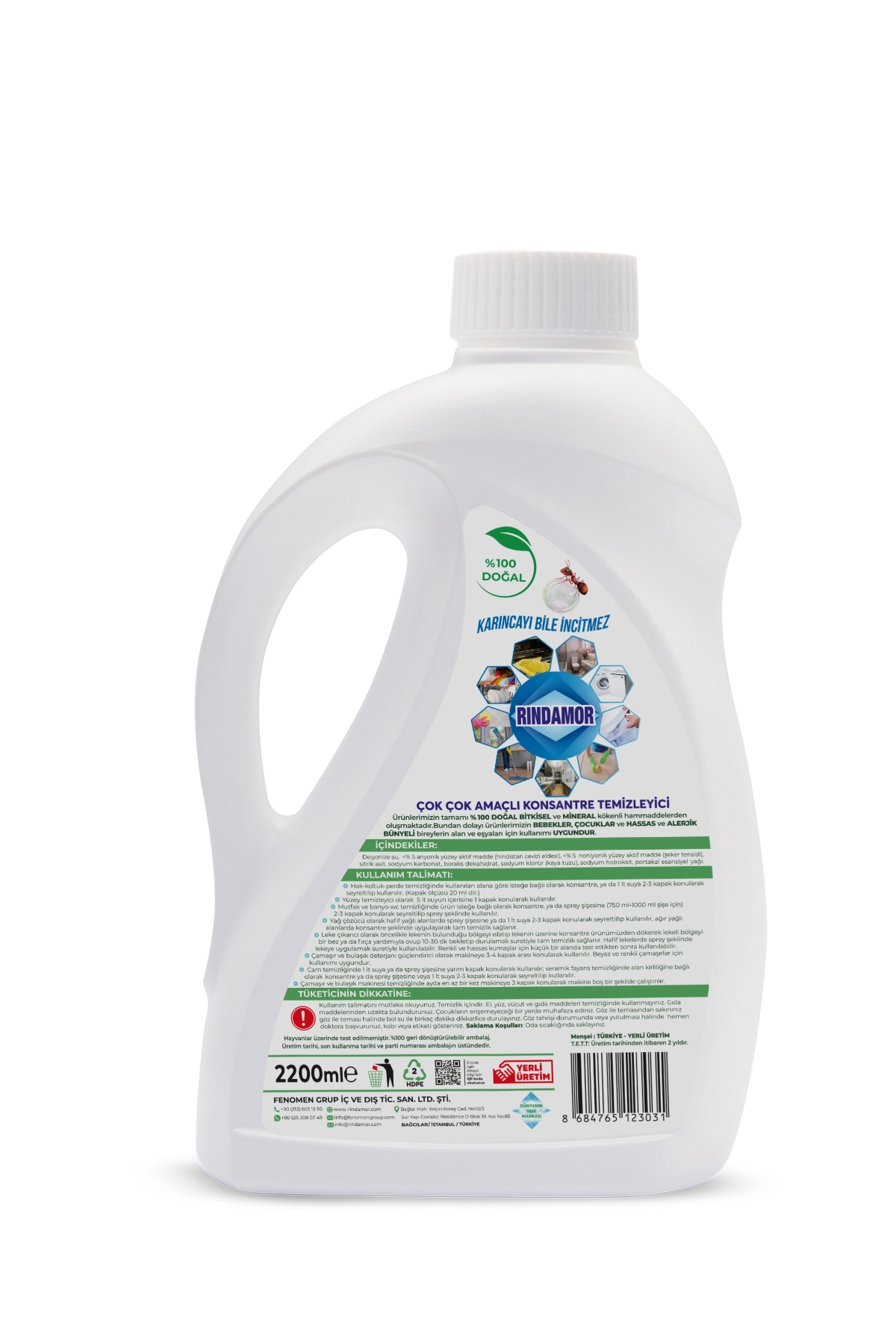 % 100 DOĞAL BİTKİSEL ÇOK ÇOK AMAÇLI KONSANTRE TEMİZLEYİCİ- ORGANİK PORTAKAL YAĞLI