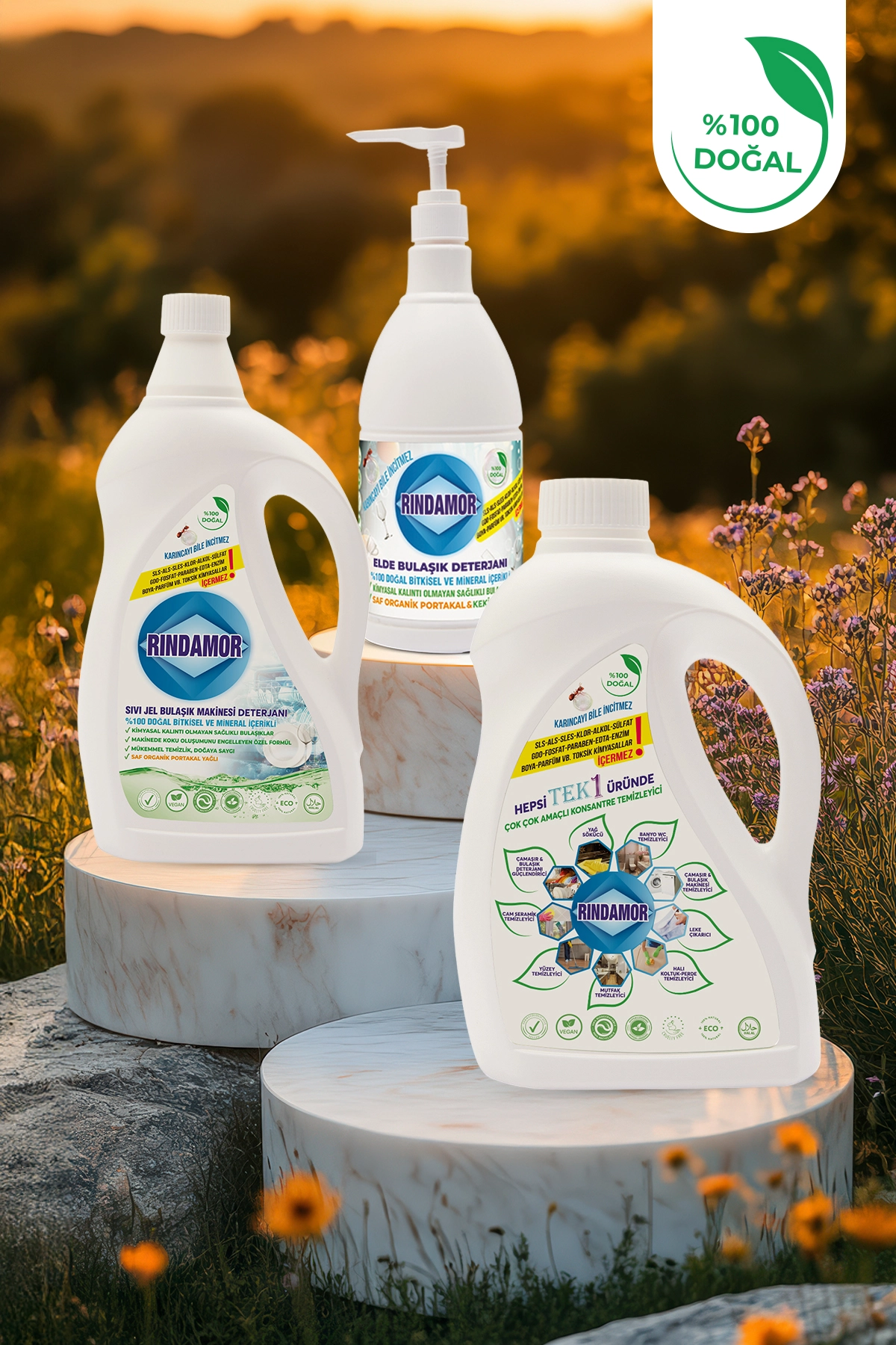 3LÜ SET-SIVI BULAŞIK MAKİNESİ-ELDE BULAŞIK DETERJANI-TEK1 ÇOK ÇOK AMAÇLI KONSANTRE TEMİZLEYİCİ