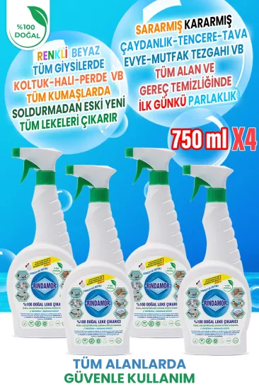 % 100 Doğal Bitkisel Leke Çıkarıcı