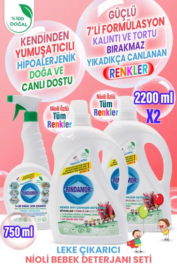 %100 Doğal Bebek Çamaşır Deterjanı