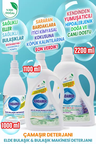 %100 Doğal Bitkisel Deterjan Seti