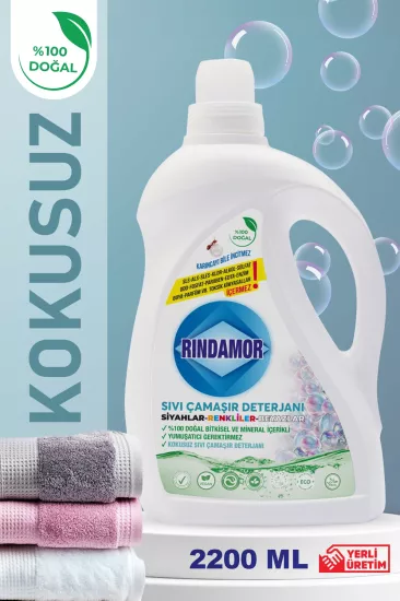 % 100 Doğal Kokusuz Sıvı Çamaşır Deterjanı