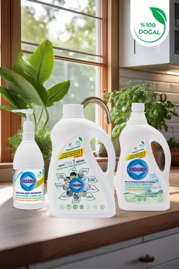 3’lü Set Bulaşık Makinesi ve Çok Amaçlı Temizleyici