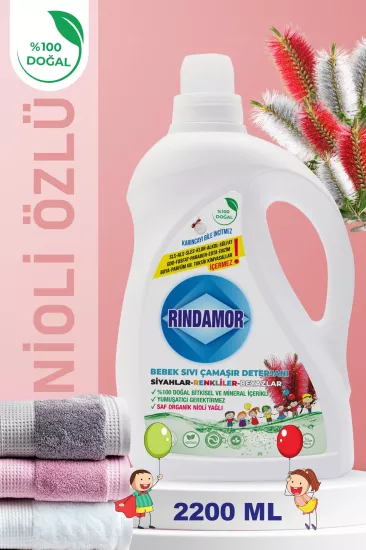  Doğal Bitkisel Bebek Sıvı Çamaşır Deterjanı 